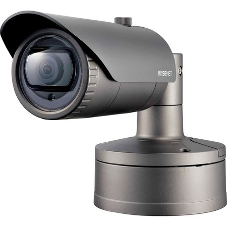 SAMSUNG Wisenet X Outdoor Vandal Bullet Camera, Back Box, 2Mp, 2.4Mm Fixed XNO-6010R
